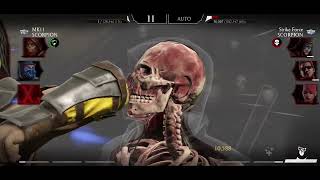 hardest fight in (fatal HELLSPAWN tower 184 strike force) scorpion is here to burn 🔥 it mk mobile