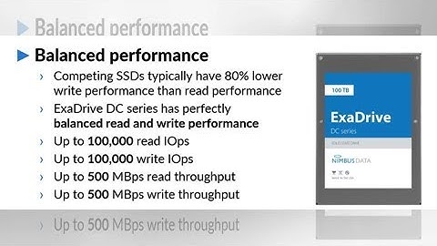 Need A 100TB SSD? Nimbus Data Has You Covered With The ExaDrive DC100