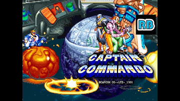 1991 [60fps] Captain Commando 4Players ALL