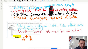 4.4 Comparing Distributions Double Stem Leaf Plot
