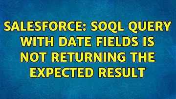Salesforce: SOQL query with Date fields is not returning the expected result