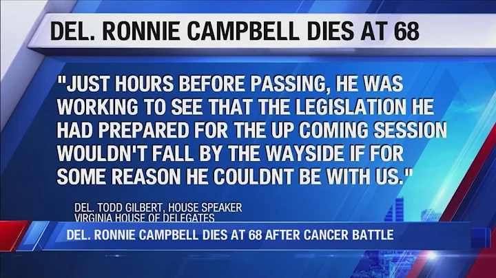 Virginia Delegate Ronnie Campbell passes away