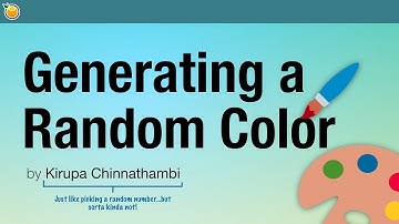 Generating a Random Color
