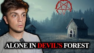 DEMON Caught On Camera in DEVIL'S FOREST - ALONE in MOST HAUNTED Forest (VERY SCARY)