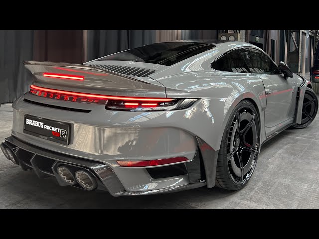 NEW 2024 Porsche BRABUS ROCKET +SOUND! 900 HP BRUTAL Porsche ROCKET!  Interior Exterior Details 