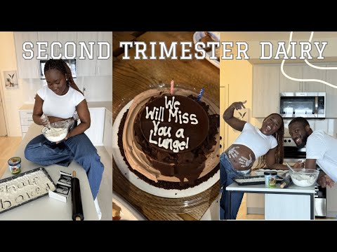 MY SECOND TRIMESTER VLOG🤰🏾| Last Day At Work, New Cravings,Body Changes, Anatomy Scan and More