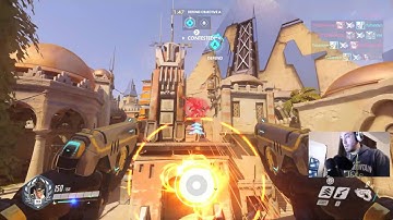 Overwatch Beta - Tracer - Temple of Anubis - Defend