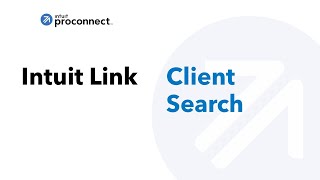 Intuit Link | Client search