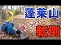 【滋賀県】蓬莱山 キタダカ道で琵琶湖の絶景を目指してたら途中の倒木に…
