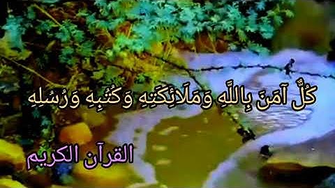 آواخر سورة البقرة/ بصوت القارئ ماهر المعيقلي/ حالات واتس اب دينيه قرآن/آيات قرآنيه/مقطع قرآن قصير