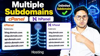 How to create multiple subdomains in cPanel & hPanel hosting
