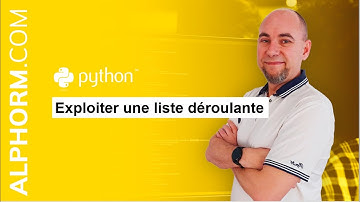 Python - Interface graphique Tkinter : Exploiter une liste déroulante