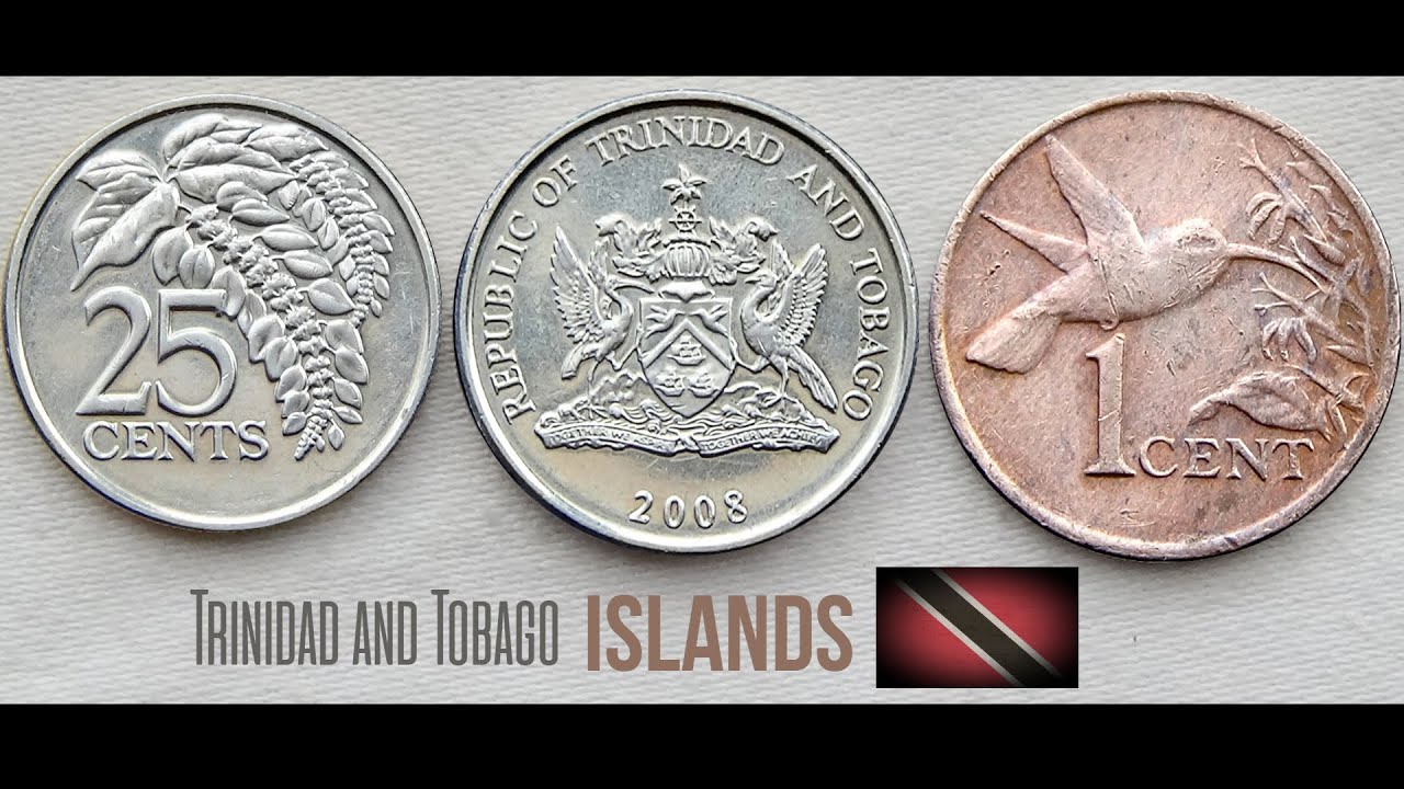 trinidad and tobago cent coins trinidad and tobago caribbean nation youtube
