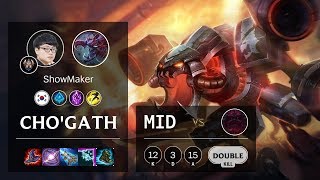 Cho'Gath Mid vs Ornn - KR Challenger Patch 10.4