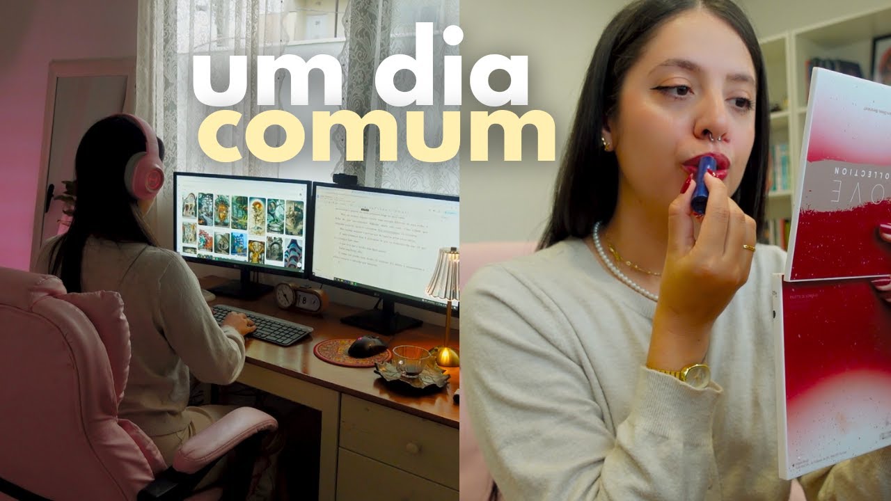 apenas um vlog rotineiro na minha vida como escritora de fantasia