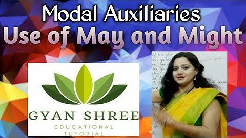 Modal Auxiliaries||Use of May and Might||For MPTET/HTET|Gyan Shree Educational Tutorial