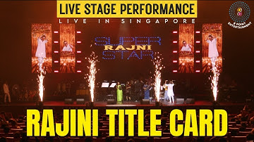 Superstar Rajinikanth MASS Intro Title Card | Live Music by Deva | Goosebumps Guaranteed!