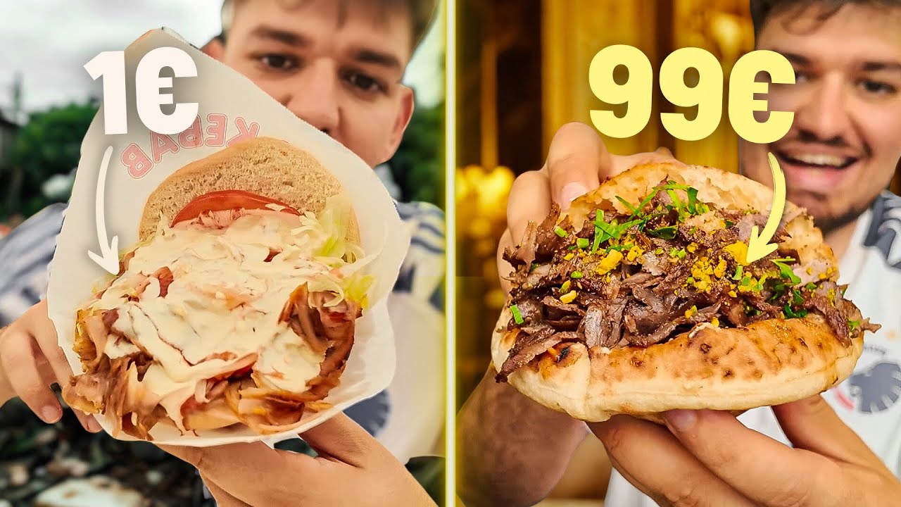 Pruebo el KEBAB más BARATO y más CARO de ESPAÑA 🥙🇪🇸 *NO ME ESPERABA ESTO*
