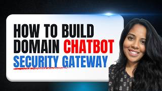 Domain-Specific Chatbot Architecture with Security Gateway | Enterprise AI Design