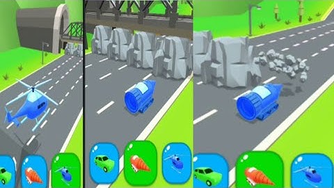 Shape-shifting Walkthrough Gameplay All Levels iOS,Android Stick Runner Game New Update S23UP1Z