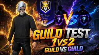 1VS2 GUILD TEST, G VS G ,TOURNAMENT💥 HARDEST GUILD TEST 2VS4 🎯 | #freefire #guildtest #freefireindia