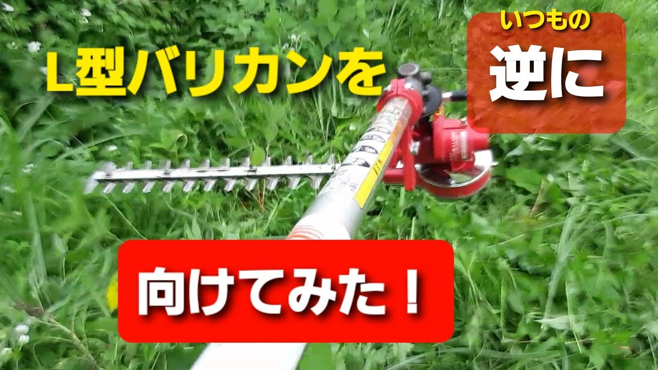 L型バリカンをいつもの逆に向けてみた！ - YouTube