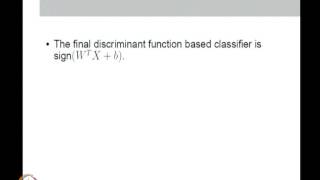 Mod-06 Lec-17 Fisher Linear Discriminant