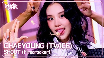 [HOT DEBUT🔥] CHAEYOUNG (TWICE) 채영 (트와이스) - SHOOT (Firecracker) [Music Bank] | KBS WORLD TV 250912