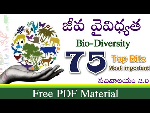 Bio-Diversity - జీవ వైవిధ్యత TOP-75 Bits | Most Important