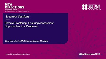 Remote Proctoring: Ensuring Assessment Opportunities in a Pandemic