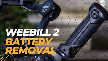 Zhiyun Weebill 2 Battery Removal for Replacement