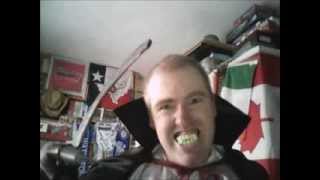 BEDO DRACULA WITH A MESSAGE FOR THE TROLLS AND HATERS HALLOWEEN 2013
