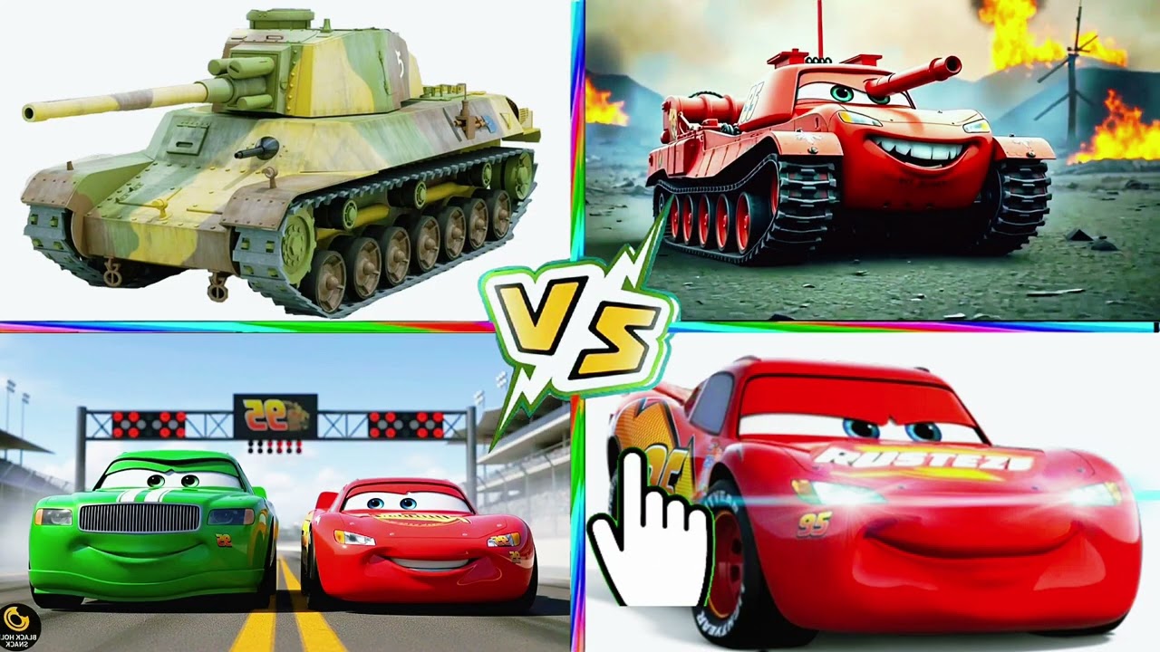 McQueen tank 🆚 McQueen BATTLE | COFFIN DANCE