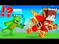 Speedrunner Having INFINITY Speed vs Hunter Having 0 Speed in Minecraft - Maizen JJ and Mikey