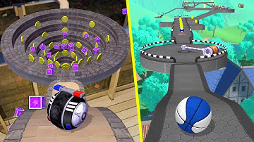 Going Balls vs Rolling Ball Sky Escape Gameplay Speedrun All Levels 1511