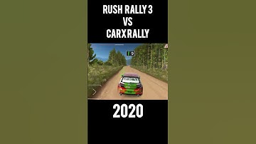 Rush Rally 3 vs CarX Rally