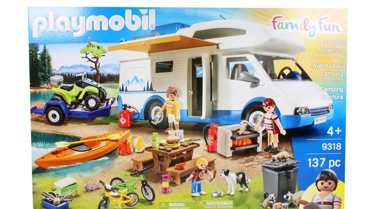 playmobil family fun camper