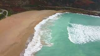 Playa de Usgo en Miengo, Cantabria