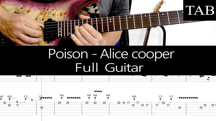 Poison Guitar version - Guitar performance video thumbnail