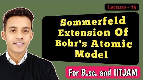 Sommerfeld extension of bohr