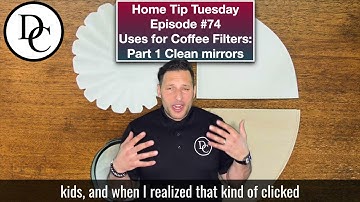 Home Tip Tuesday - Uses for Coffee Filters Part 1