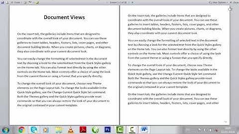 How to set document views and zoom in word 2010  [LC Learn]