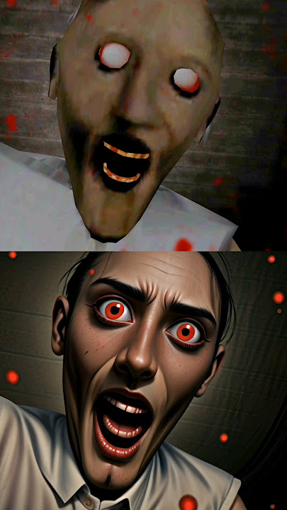 Original Granny First Ever Game Over vs Anime Granny First Ever Game Over #granny #vividplays