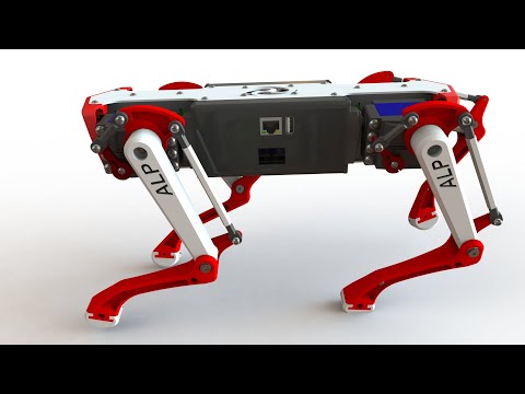 #1 THIẾT KẾ 3D Robot chó bốn chân bằng công nghệ in 3d Mới Nhất