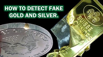 How to Detect Fake Gold & Silver - Precious Metal Testing Verifier