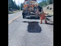 Filling ROAD POTHOLES Amazing Technologies.. 🛣🛣😱😍👍see description #shorts