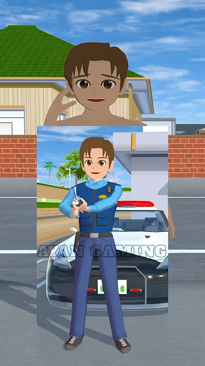 Sedih Banget🥹Yuta Ingin Jadi Polisi⁉️ #sakuraschoolsimulator #shorts #dramasakuraschool