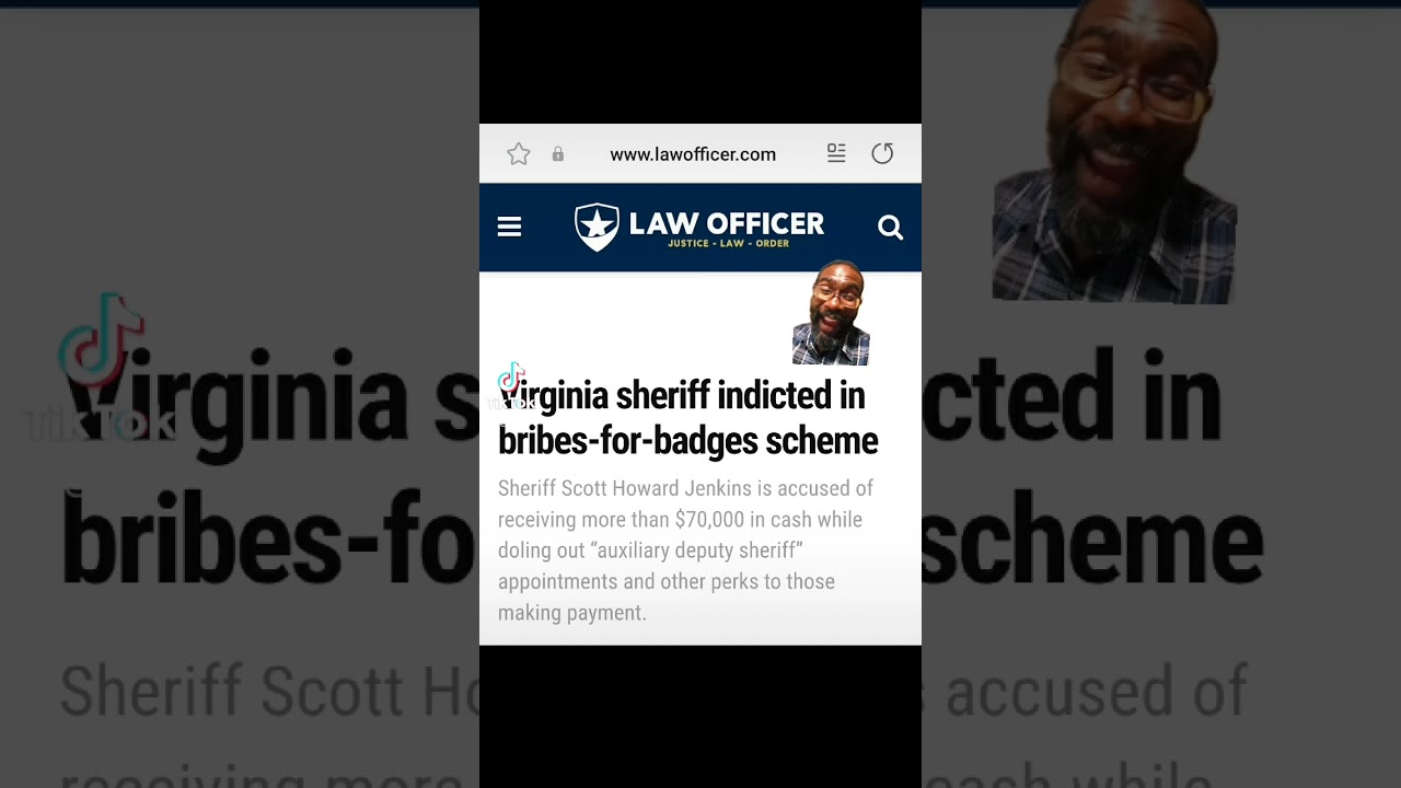 ⁣Sheriff indicted for allegedly selling badges. #virginia
