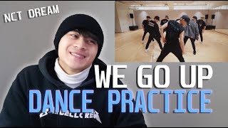 Reacting to nct dream 엔시티 드림 'we go up' dance practice !!