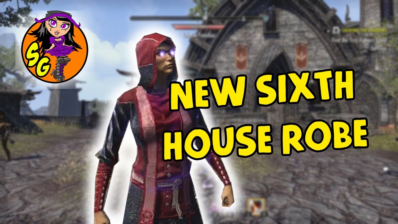 ESO: Morrowind - NEW ROBE (Totorial/Showcase of the Sixth house robe) - You...